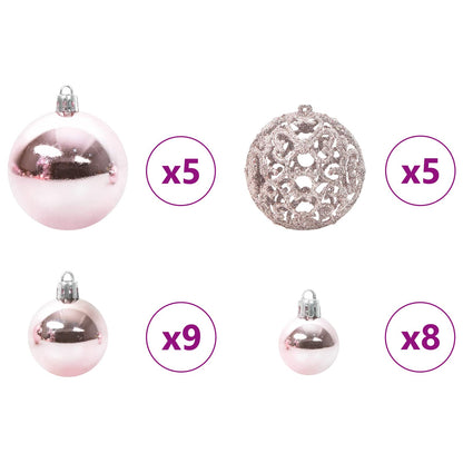 Kunstmatige Inklapbare Kerstboom Wit 120 cm PVC en Staal