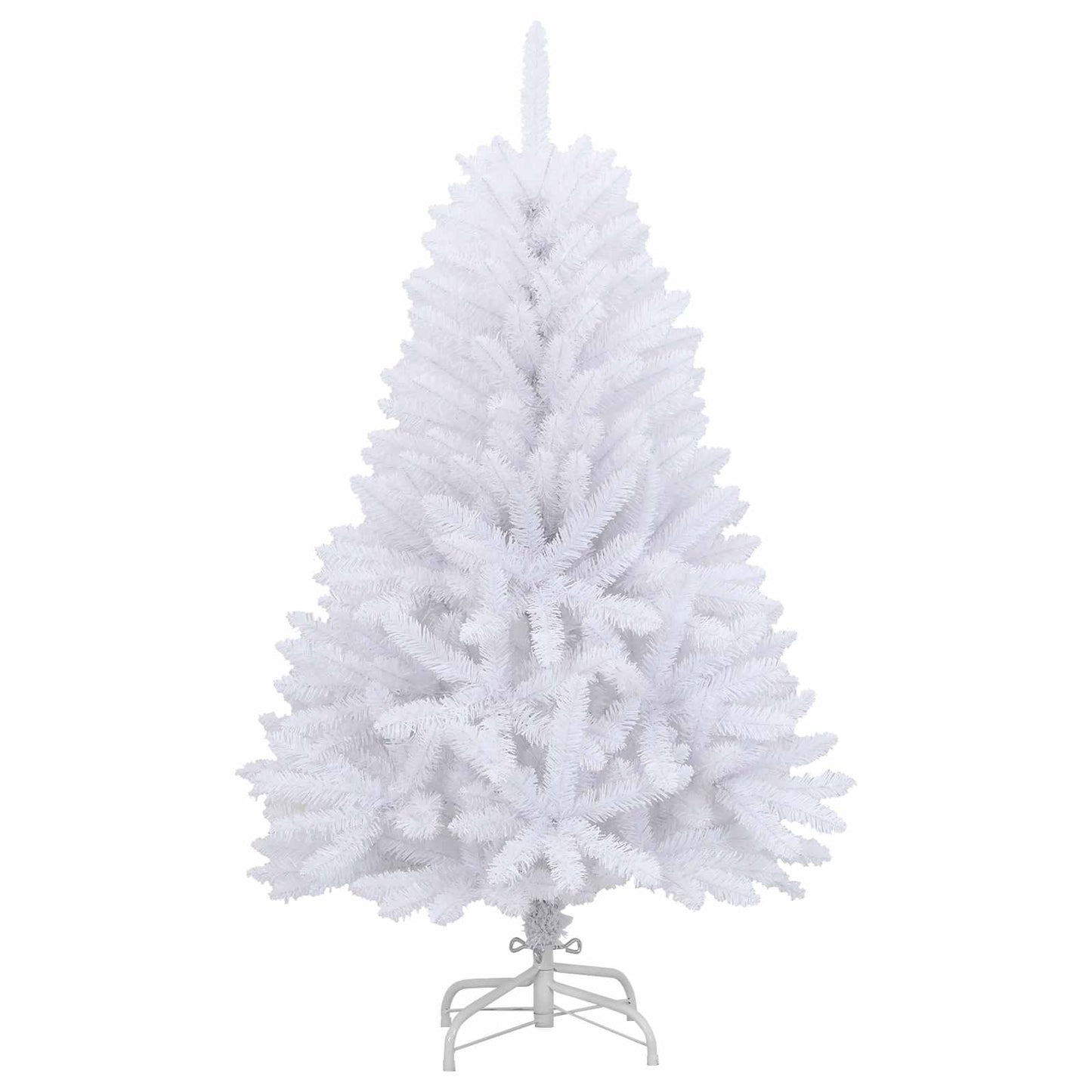 Kunstmatige Inklapbare Kerstboom Wit 150 cm PVC en Staal
