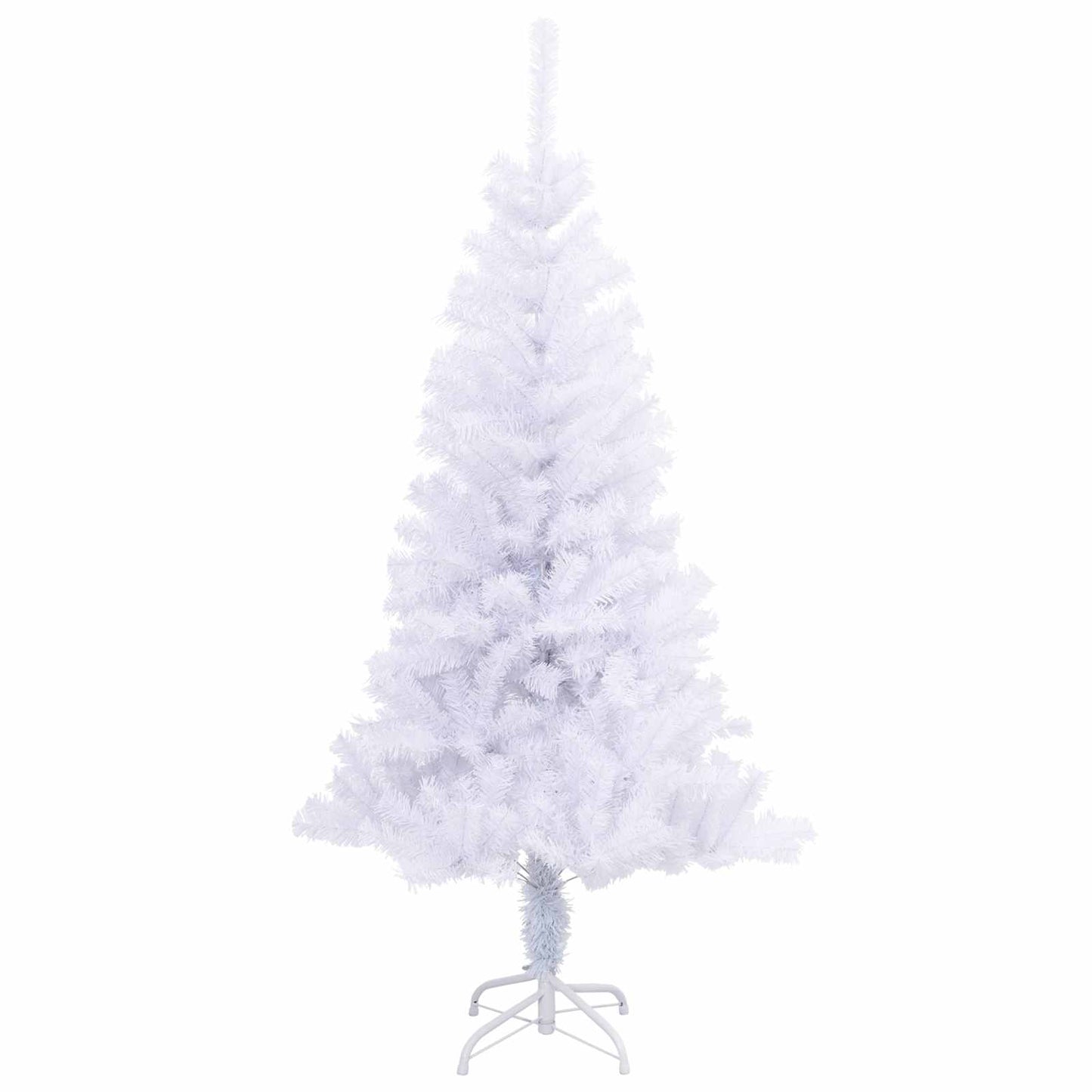 Kunstkerstboom met 150 LED Wit 150 cm PVC en Staal