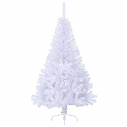 Kunstkerstboom met 150 LED Wit 150 cm PVC en staal