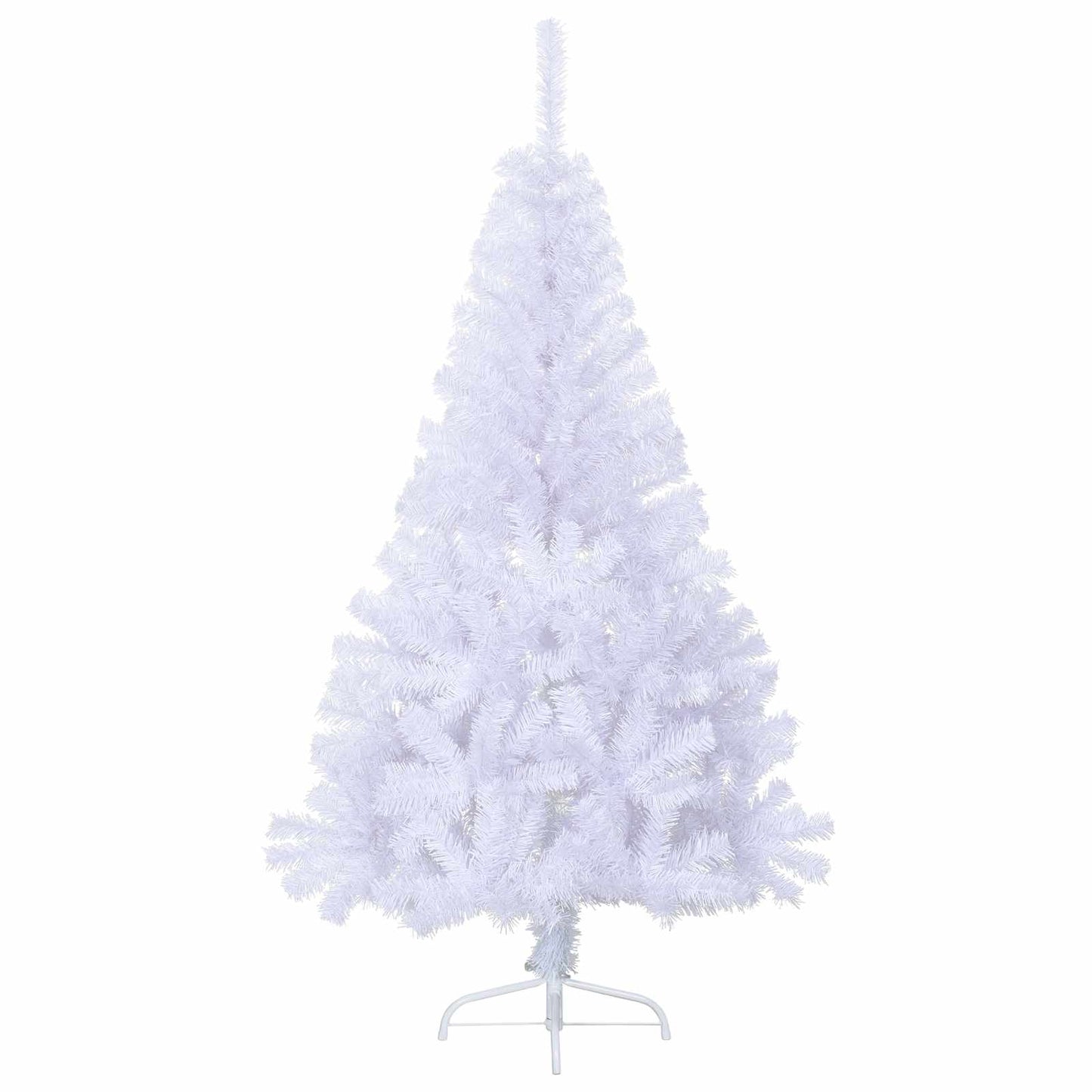 Kunstkerstboom met 150 LED Wit 150 cm PVC en staal