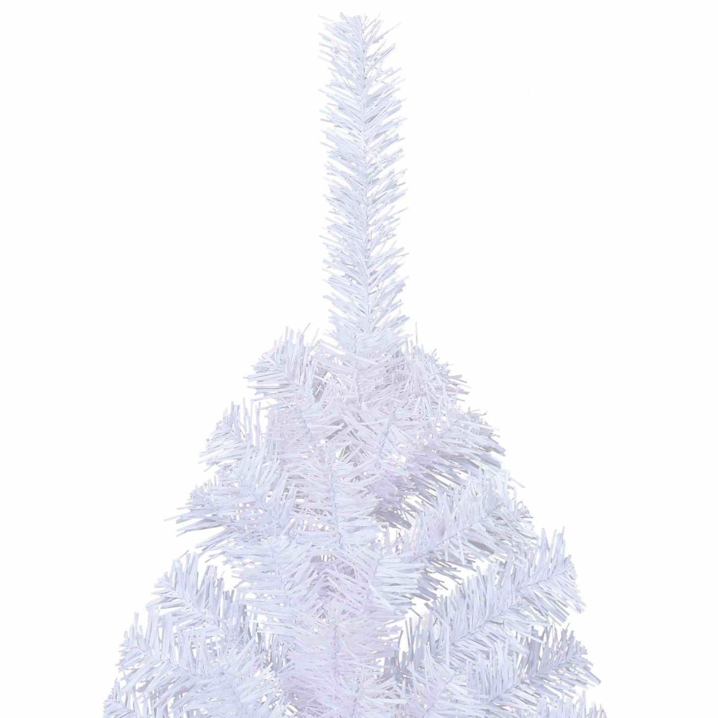 Kunstkerstboom met 300 LED Wit 210 cm PVC en staal