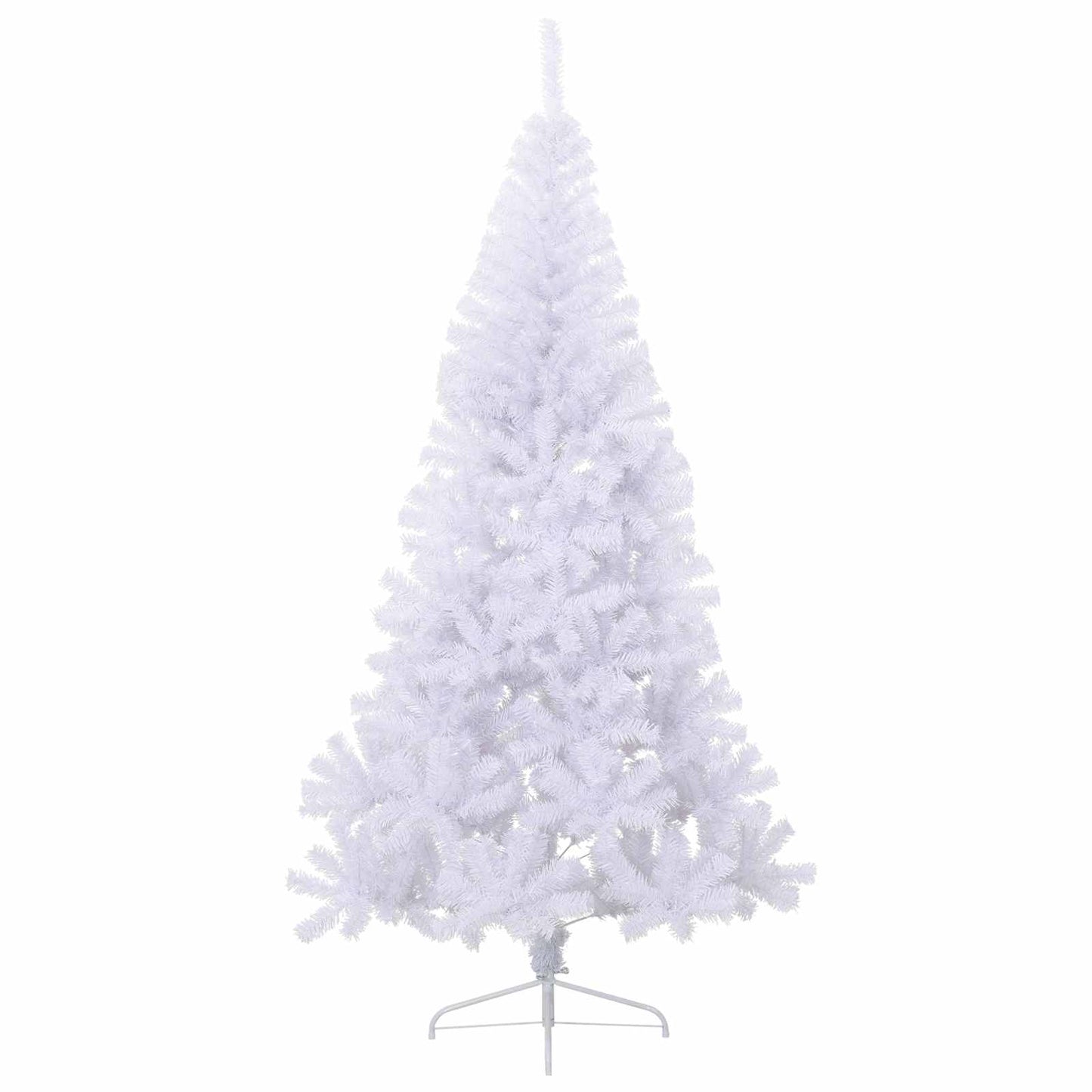 Kunstkerstboom met 300 LED Wit 240 cm PVC en staal