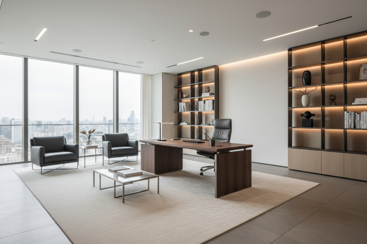 kun je een wat simpeler bureau pakken