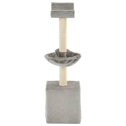 Cat scratching post with sisal scratching posts 105 cm gray