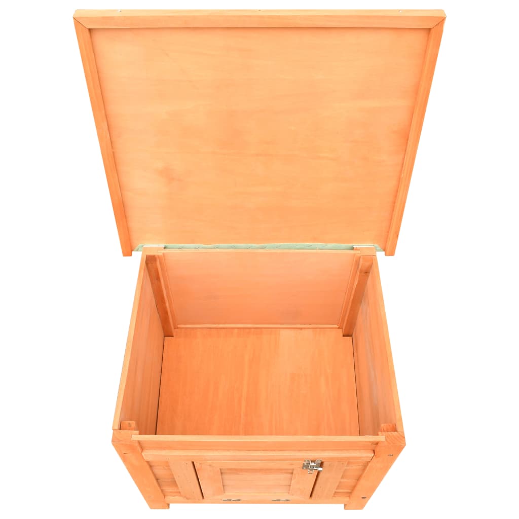 Cat house 50x46x43.5 cm solid pine and fir wood