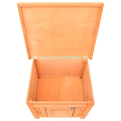 Cat house 50x46x43.5 cm solid pine and fir wood