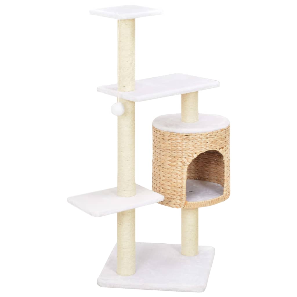 Cat scratching post with sisal scratching post seagrass