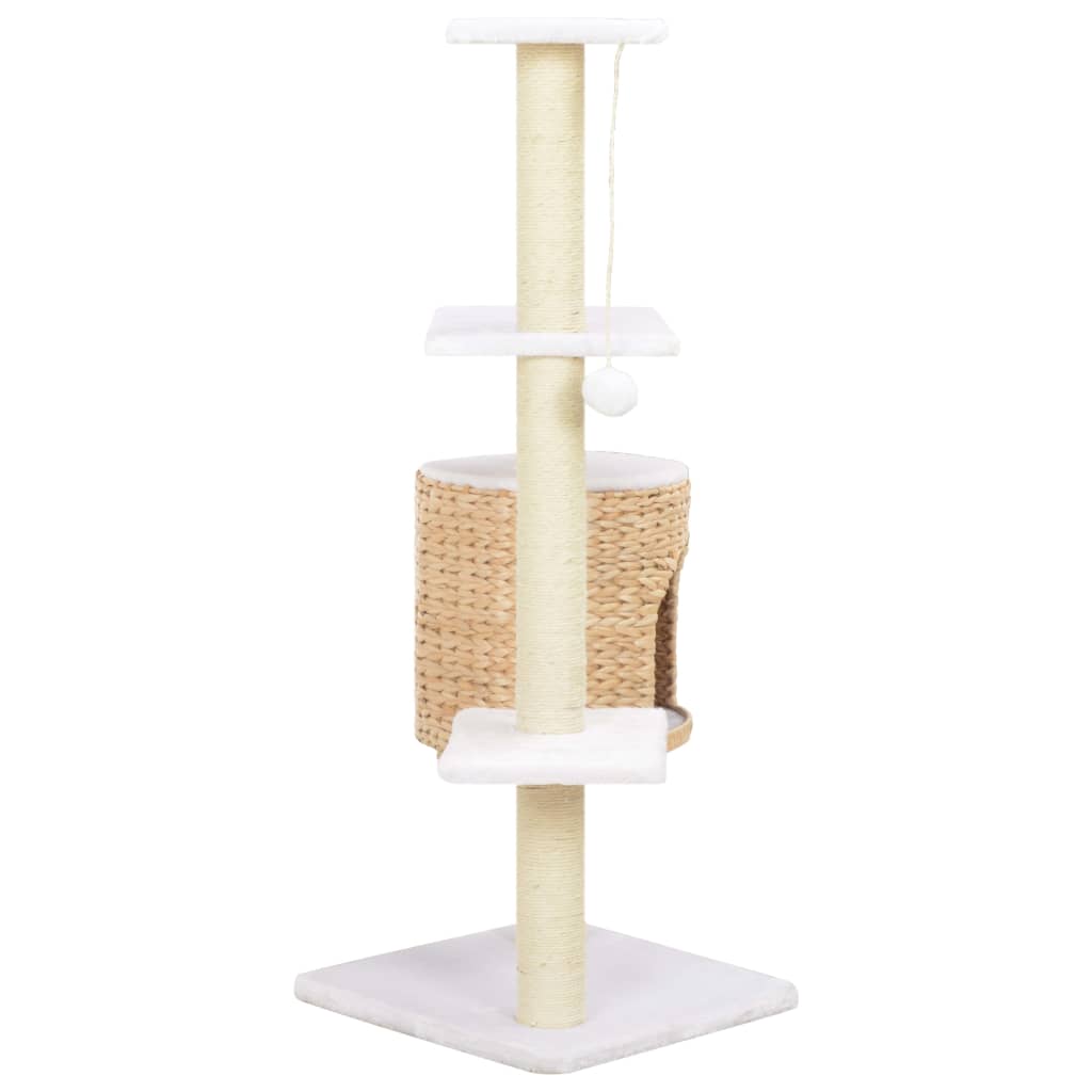 Cat scratching post with sisal scratching post seagrass