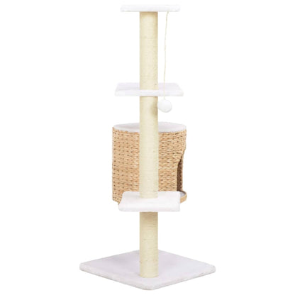 Cat scratching post with sisal scratching post seagrass