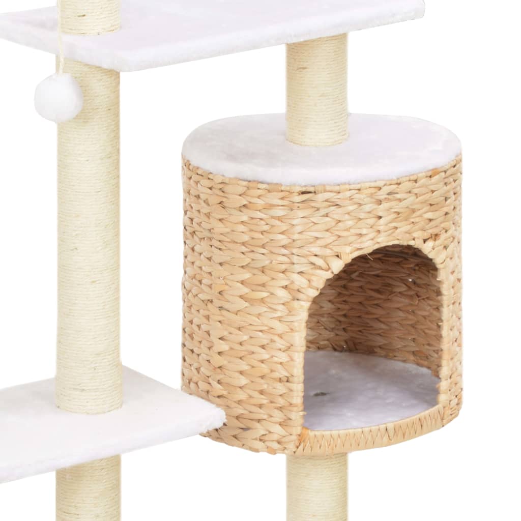 Cat scratching post with sisal scratching post seagrass