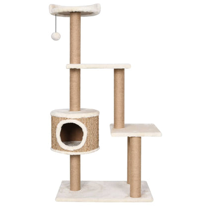 Cat furniture with scratching posts 123 cm seagrass