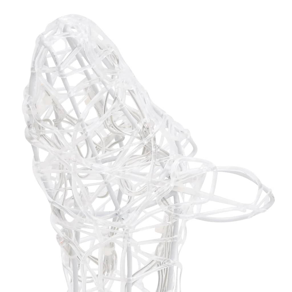 Christmas decoration reindeer family 160 LEDs blue acrylic