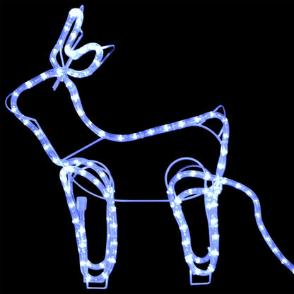 Outdoor Christmas decoration reindeer and sleigh 252 LEDs