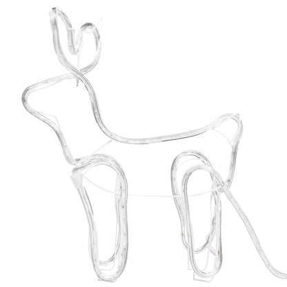 Outdoor Christmas decoration reindeer and sleigh 252 LEDs