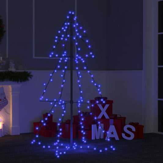 Conical Christmas tree 160 LEDs indoor and outdoor 78x120 cm
