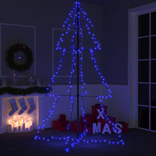 Conical Christmas tree 240 LEDs indoor and outdoor 118x150 cm