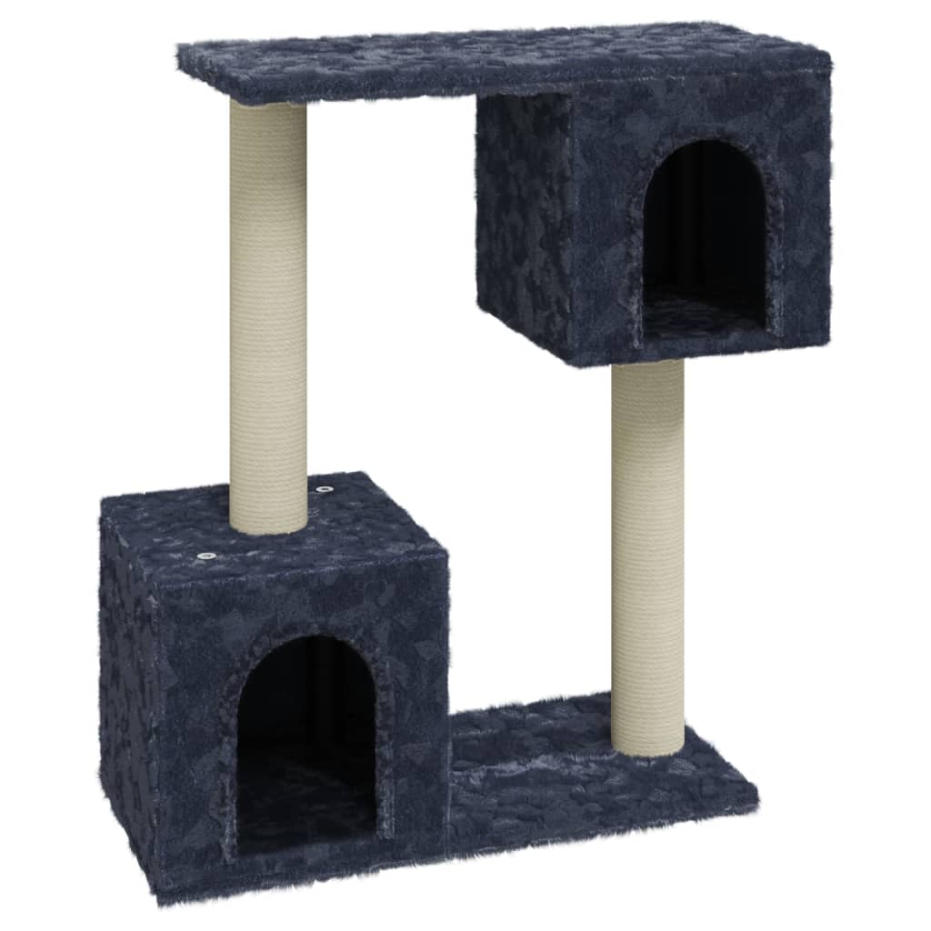 Cat furniture with sisal scratching posts 60 cm dark gray