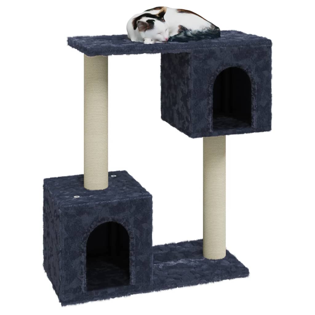 Cat furniture with sisal scratching posts 60 cm dark gray