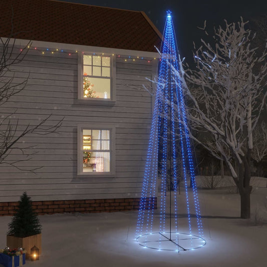 Conical Christmas tree 1134 LEDs blue 230x800 cm