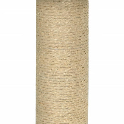 Cat furniture with sisal scratching post 74 cm light gray