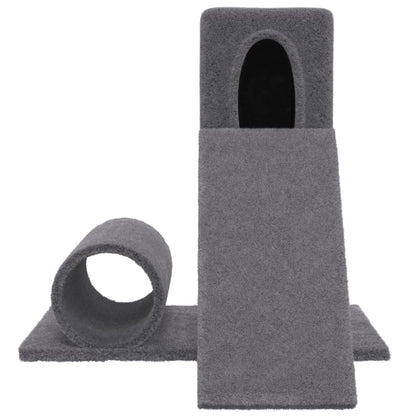 Cat furniture with sisal scratching posts 59 cm dark gray