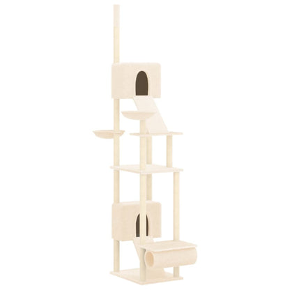 Cat furniture floor to ceiling 277-303 cm cream colored