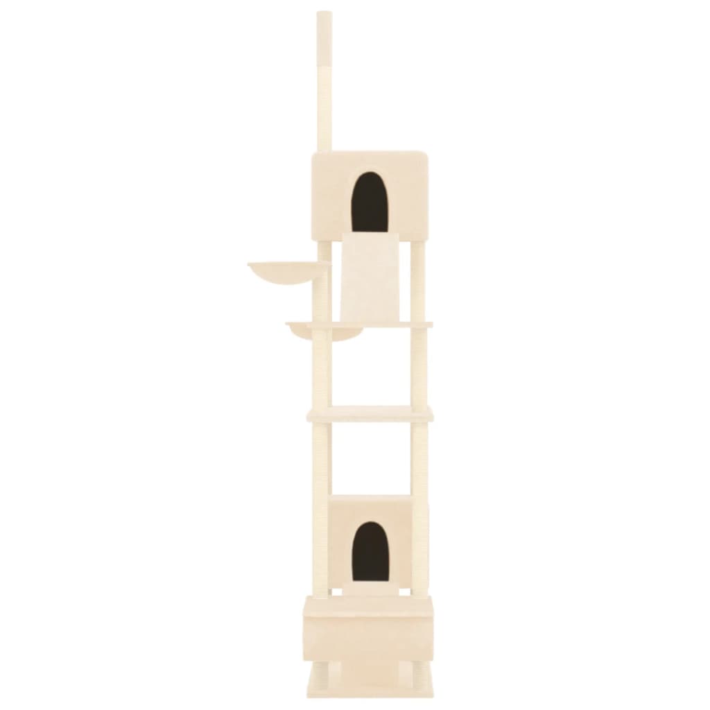 Cat furniture floor to ceiling 277-303 cm cream colored