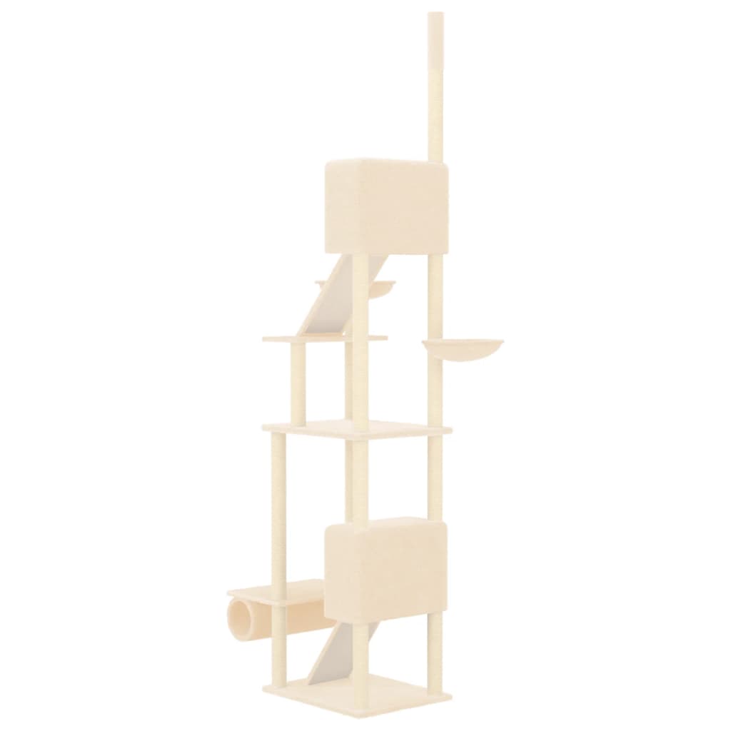 Cat furniture floor to ceiling 277-303 cm cream colored