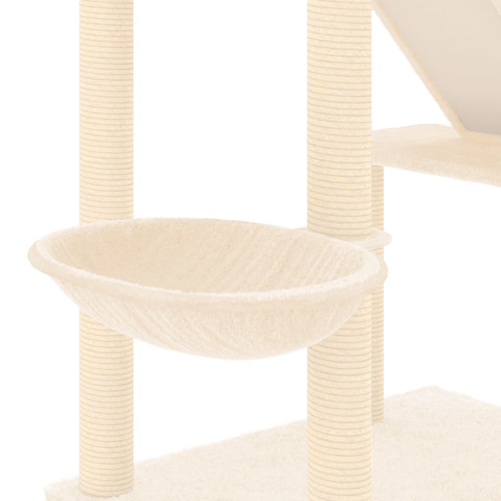 Cat furniture floor to ceiling 277-303 cm cream colored
