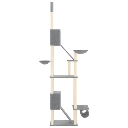 Cat furniture floor to ceiling 277-303 cm light gray