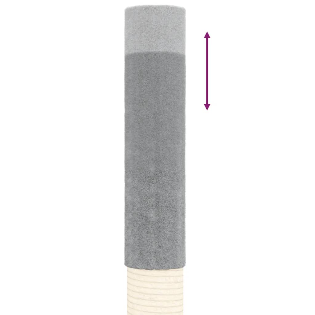 Cat furniture floor to ceiling 277-303 cm light gray