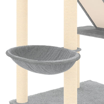 Cat furniture floor to ceiling 277-303 cm light gray