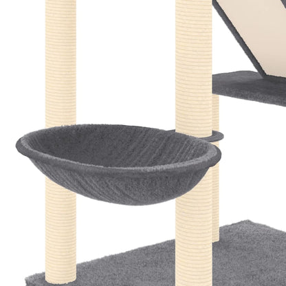 Cat furniture floor to ceiling 277-303 cm dark gray