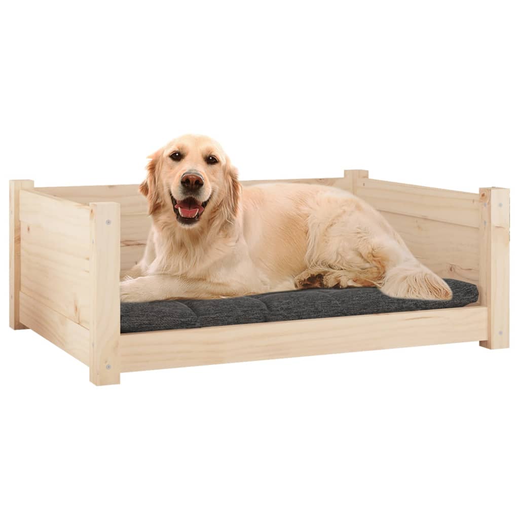 Hondenmand 75,5x55,5x28 cm massief grenenhout