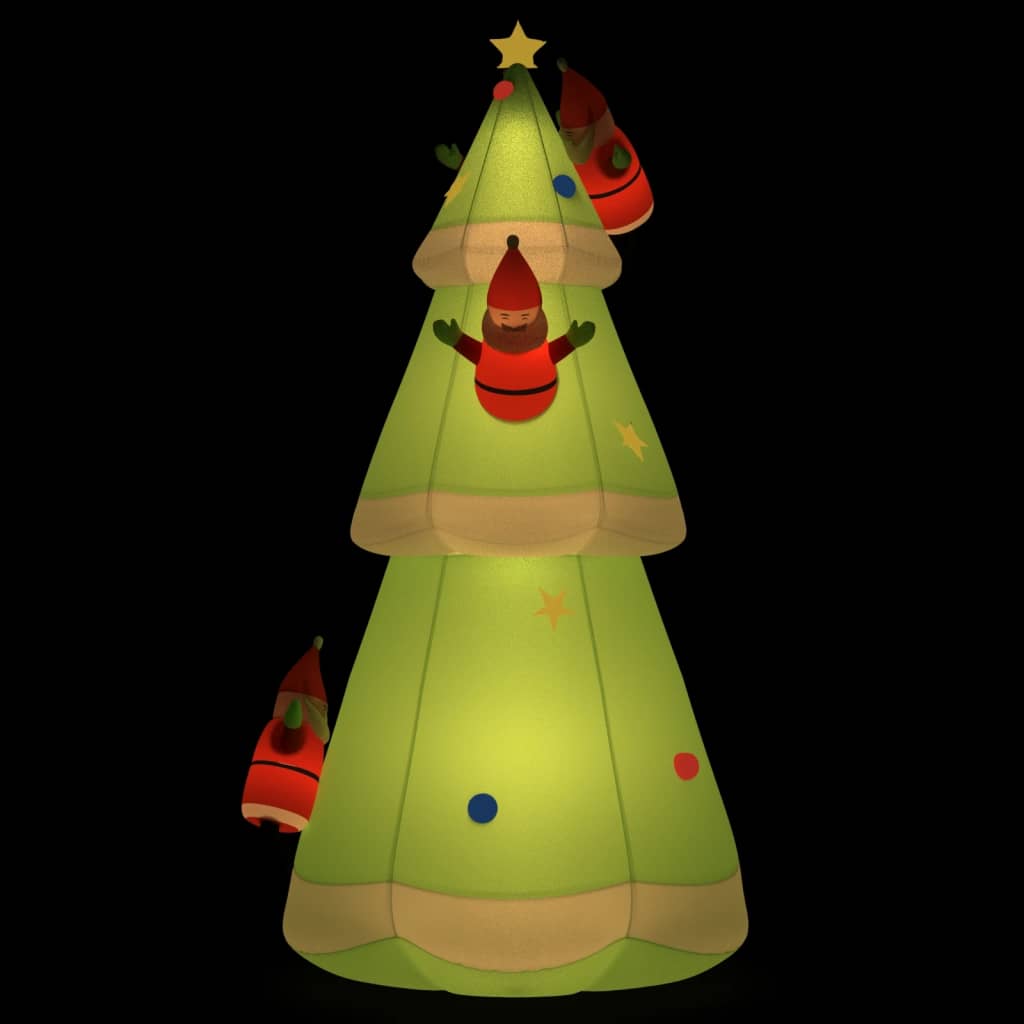 Inflatable Christmas tree with LEDs 500 cm