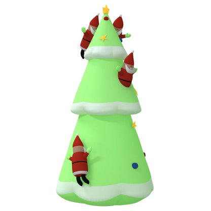 Inflatable Christmas tree with LEDs 500 cm
