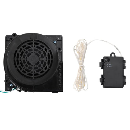 Christmas decoration Santa Claus and reindeer inflatable LED 145 cm