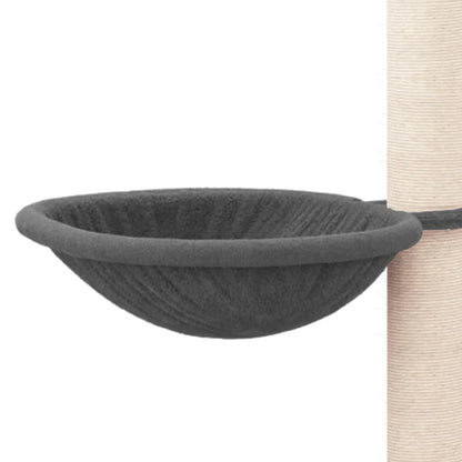 Cat furniture with sisal scratching posts 94.5 cm dark gray