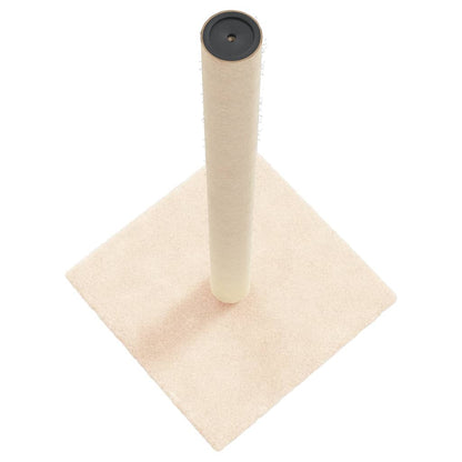 Scratching post 35x35x70 cm cream-colored