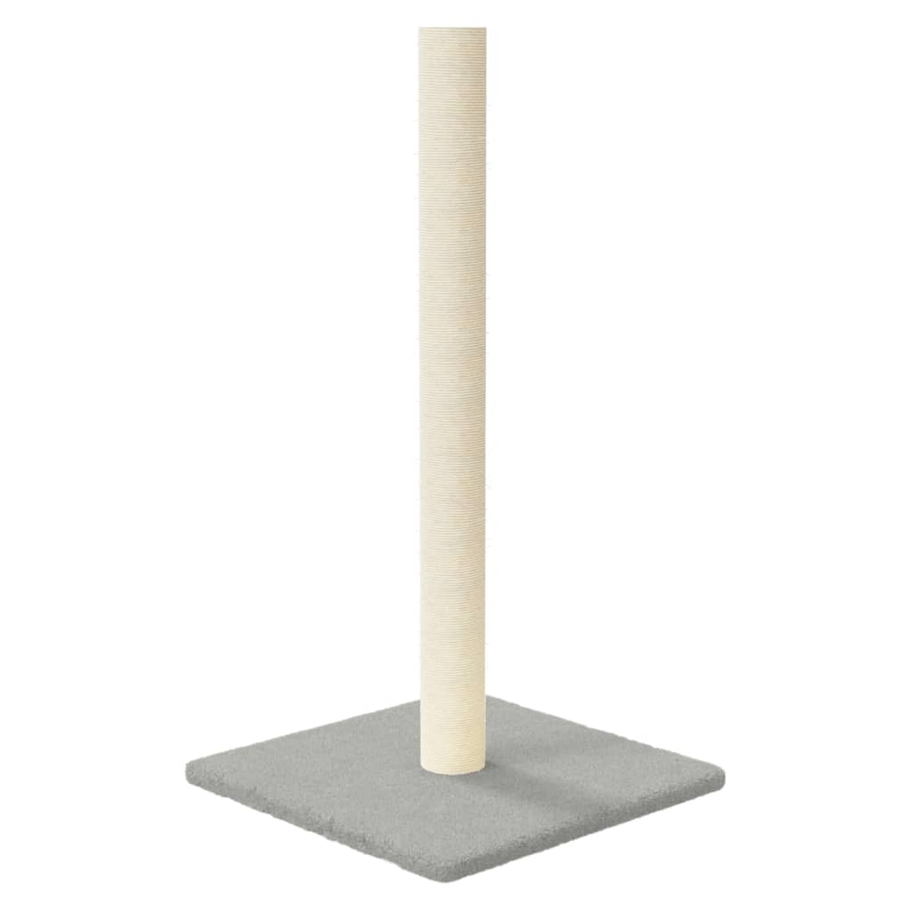 Scratching post 35x35x70 cm light gray