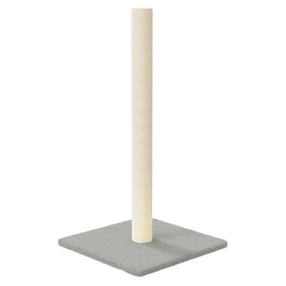 Scratching post 35x35x70 cm light gray