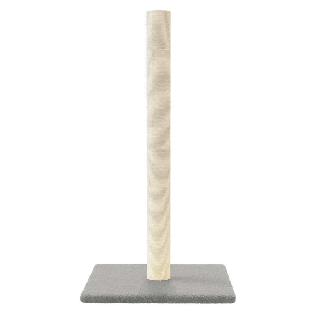 Scratching post 35x35x70 cm light gray