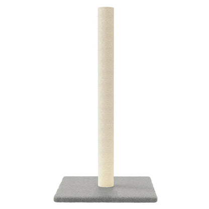 Scratching post 35x35x70 cm light gray