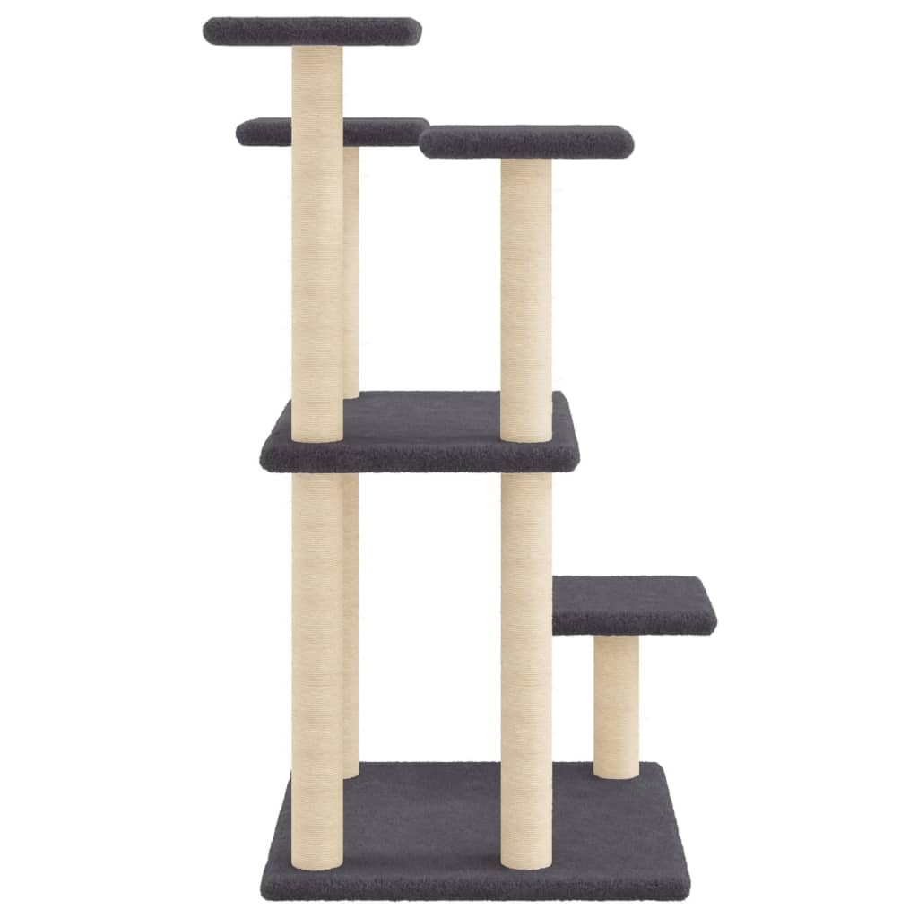 Scratching posts with platforms 98.5 cm dark gray