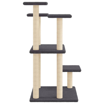 Scratching posts with platforms 98.5 cm dark gray