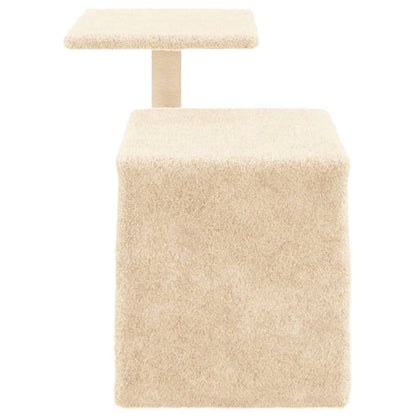 Cat furniture with sisal scratching posts 50.5 cm cream-colored