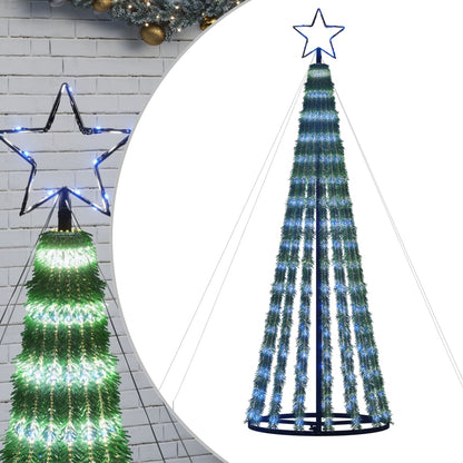 Light cone 275 blue LEDs 180 cm