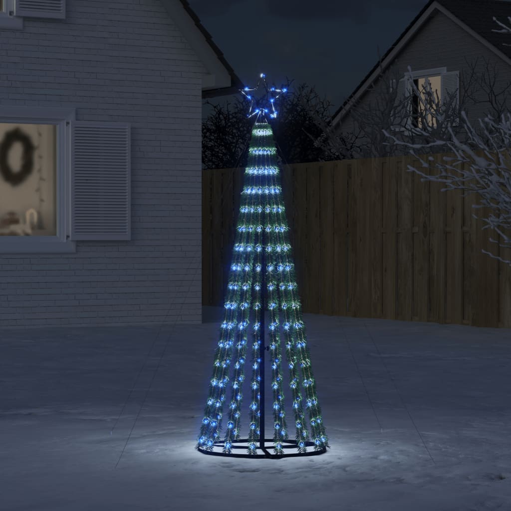 Light cone 275 blue LEDs 180 cm
