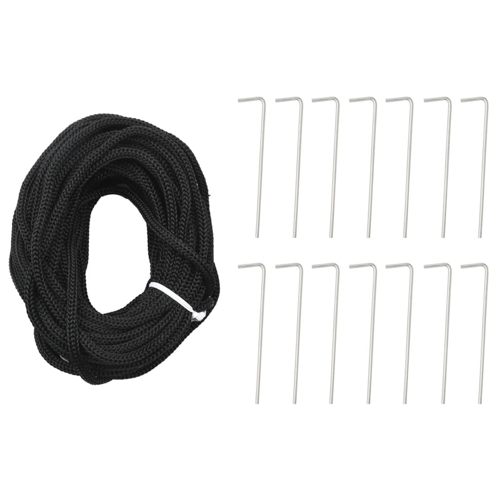 Light cone on flagpole 3000 cold white LEDs 800 cm